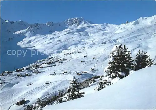 Arosa GR mit Carmenna und Hoernli Kat. Arosa