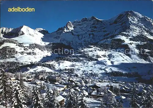 Adelboden mit Bonderspitz und Lohner Kat. Adelboden