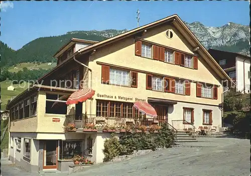 Amden SG Gasthaus und Metzgerei zum Sternen Kat. Amden