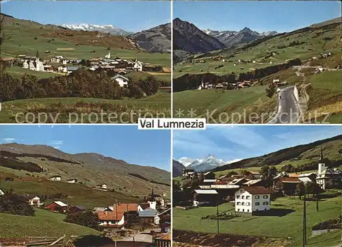 Val Lumnezia Degen Ringelspitze Vignon Piz Terri Rumein und Vattiz  / Surselva /