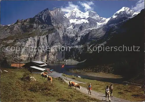 Kandersteg BE Hotel Oeschinensee Bluemlisalp Kat. Kandersteg