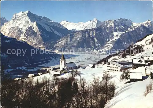 Amden SG mit Glaerneralpen Kat. Amden