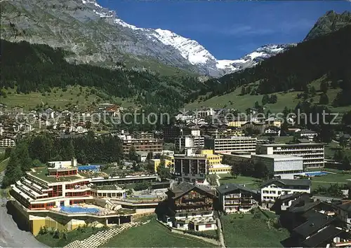 Leukerbad mit Balmhorn Kat. Loeche les Bains