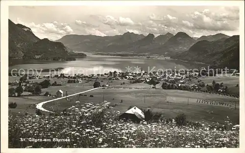 St Gilgen Salzkammergut Abersee  Kat. St Gilgen Wolfgangsee