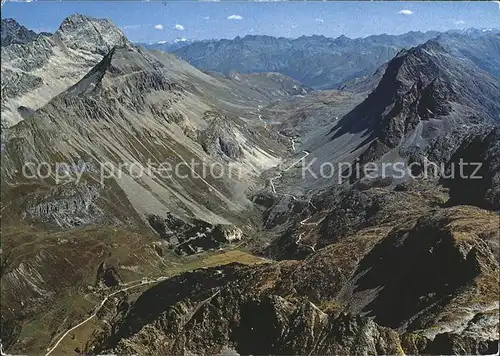 Albulapass mit Piz Uertsch  Kat. Albula