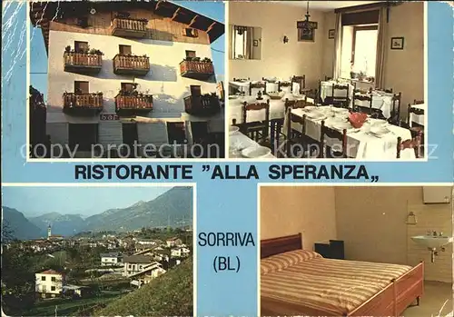 Belluno Feltre Ristorante Alla Sperenza Kat. Italien