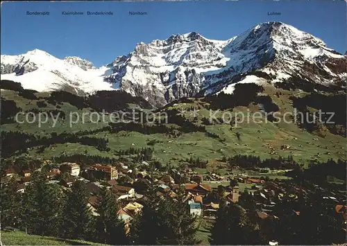 Adelboden mit Berner Alpen Kat. Adelboden