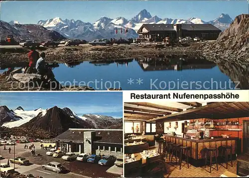 Nufenenpass Restaurant Nufenenpasshoehe Teilansichten / Nufenen /Rg. Ulrichen