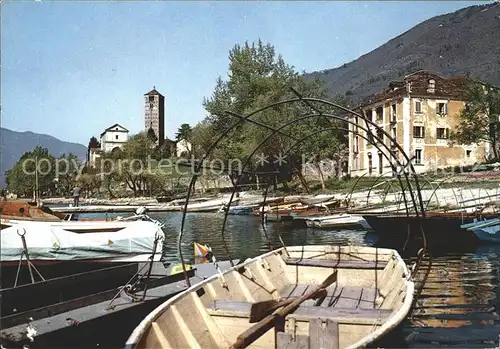 Locarno TI Rivapiano porto dei pescatori Kat. Locarno