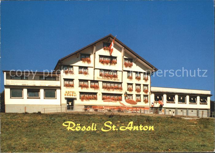 St Anton Oberegg Hotel Restaurant Ansichtskarten Günstig