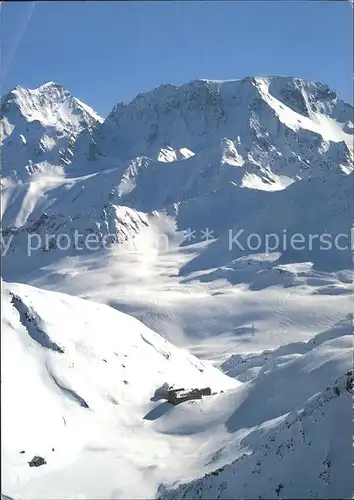 Grand Saint Bernard L  hospice avec Grand Combin Velan Kat. 