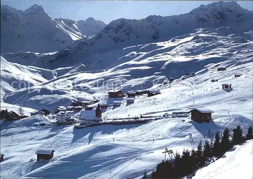 Arosa GR Bergkirchli Skigebiet  Kat. Arosa