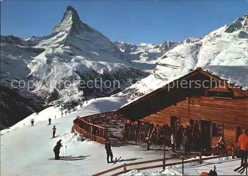 Zermatt VS Restaurant Sunnegga Matterhorn Kat. Zermatt