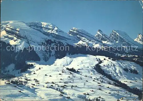 Obertoggenburg Churfirsten Skigebiet Iltios Kat. Wildhaus