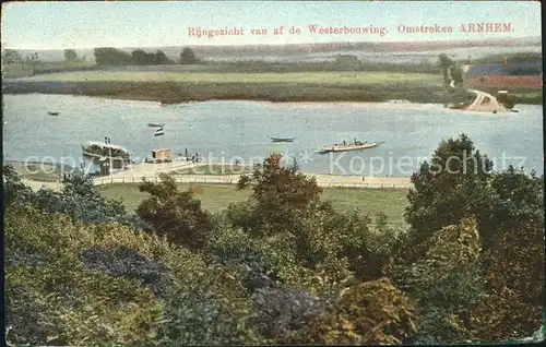 Omstreken Arnhem Rijngezicht van af de Westerbouwing