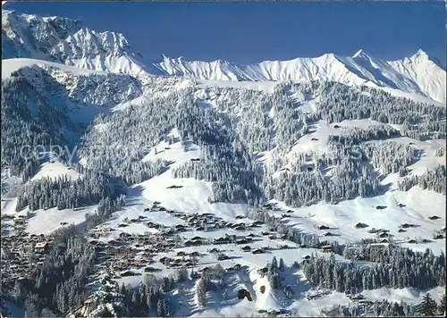 Adelboden Schlegeli Tschentenalp und Niesenkette Kat. Adelboden