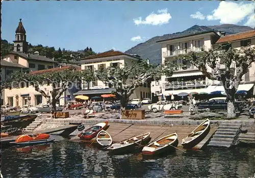 Ascona TI Hotel Mueller au Lac Bootsliegeplatz / Ascona /Bz. Locarno