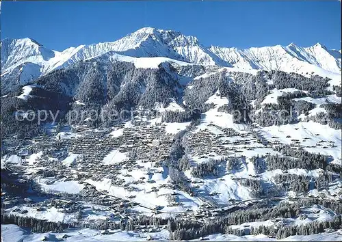 Adelboden mit Albristhorn und Gsuer Kat. Adelboden