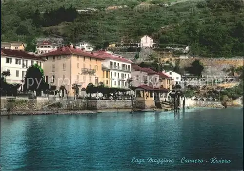 Cannero Riviera Lago Maggiore Teilansicht Kat. 