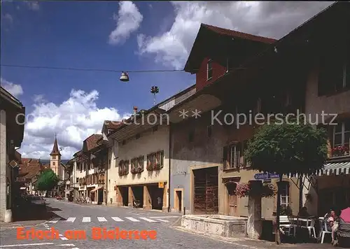 Erlach BE Strassenpartie Kat. Erlach Cerlier