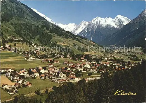 Klosters GR mit Silvrettagruppe Kat. Klosters