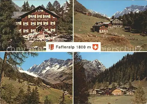 Fafleralp Loetschental Hotel Dorfpartien Kat. Blatten VS