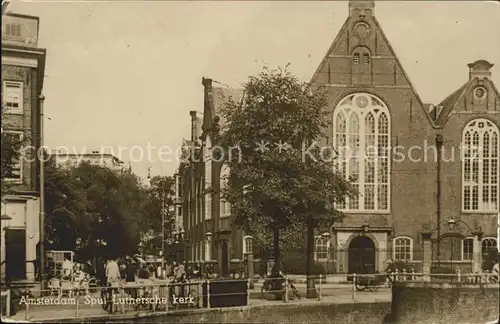 Amsterdam Niederlande Spui Luthersche Kerk Kat. Amsterdam