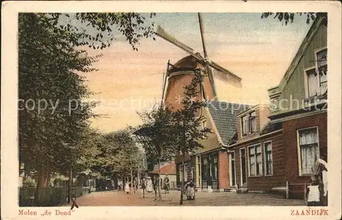 Zaandijk Molen de Dood Windmuehle Kat. Niederlande