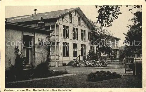 Oostvoorne aan Zee Koloniehuis Ons Genoegen Kat. Oostvoorne aan Zee