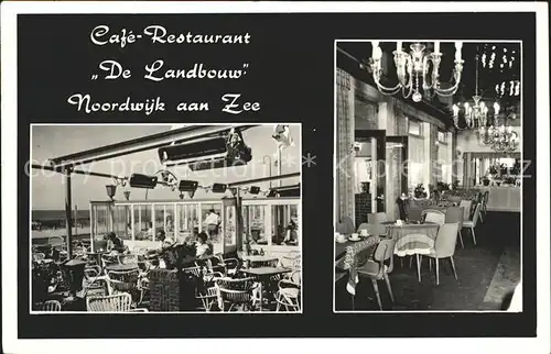 Noordwijk aan Zee  Cafe Restaurant De Landbouw Kat. Noordwijk