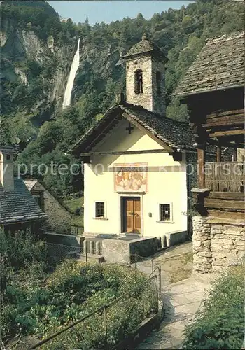 Foroglio Val Bavona Kirche / Lugano /Bz. Lugano City