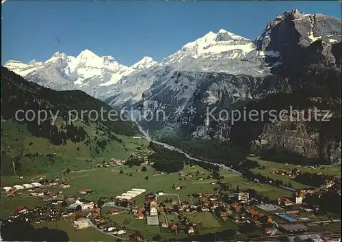 Kandersteg BE Bluemlisalp Fruendenhorn Doldenhorn Fisistock Kat. Kandersteg