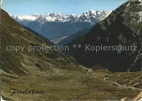 Flueelapass Panorama Unterengadin / Flueela /Rg. Davos Dorf