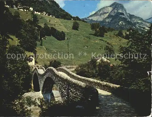 Valle Verzasca Ponte Romano Kat. Locarno