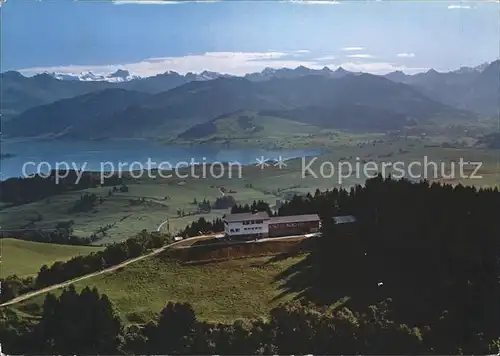 Sihlsee SZ Blick vom Etzel mit Glarner Urner und Schwyzer Alpen Kat. Einsiedeln