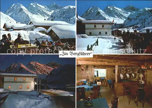 Sertig Doerfli Restaurant Zum Bergfuehrer Kat. Sertigpass