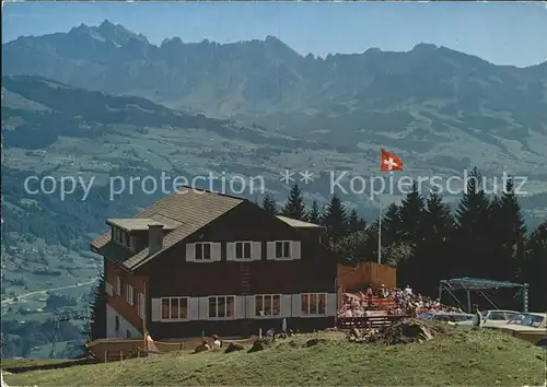 Obertoggenburg Berghaus Girlen mit Saentis Kat. Wildhaus