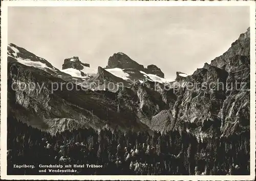 Engelberg OW Hotel Truebsee Wendenstoecke Kat. Engelberg