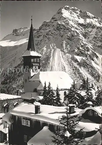 Arosa GR Dorfkirche Kat. Arosa