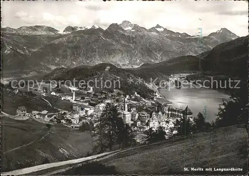 St Moritz GR mit Languardkette See Kat. St Moritz