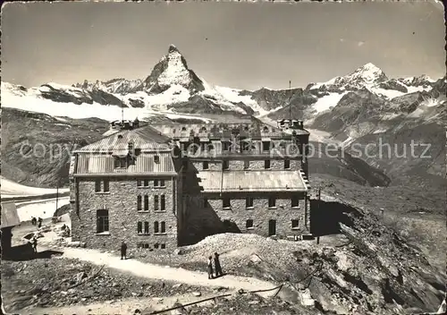 Zermatt VS Kulmhotel Gornergrat Matterhorn Dt. Blanceh Kat. Zermatt