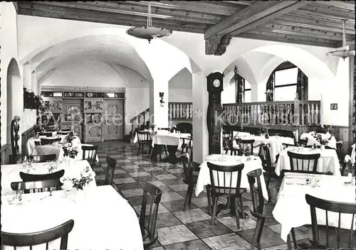 Schuls Tarasp Hotel Guardaval Saal Restaurant / Tarasp /Bz. Inn