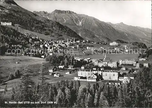 St Moritz Bad GR Dorf Kat. St Moritz