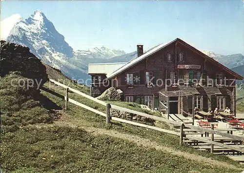 Grindelwald Hotel Grosse Scheidegg Moench Eiger Gspaltenhorn Kat. Grindelwald