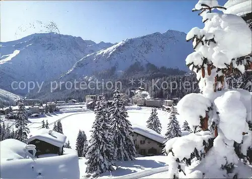 Arosa GR am Obersee Teilansicht Kat. Arosa