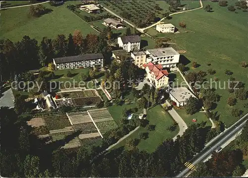 St Gallen SG Fliegeraufnahme Kneipp Kurhaus Oberwaid Kat. St Gallen