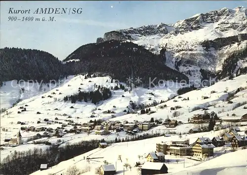 Amden SG Mattstock Kat. Amden