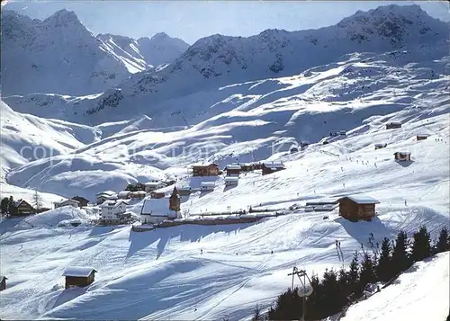 Arosa GR Bergkirchli Skigebiet  Kat. Arosa