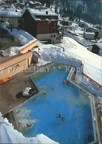 Leukerbad Thermal Badecenter Freibad Kat. Loeche les Bains