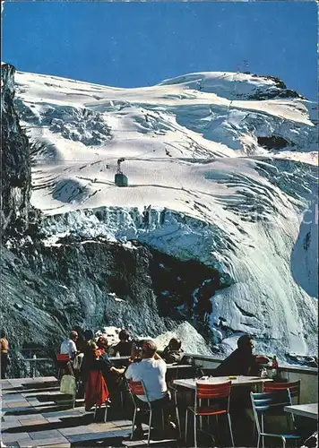 Engelberg OW Bergbahnen Titlis Gletscherrestaurant Stand Klein Titliis Kat. Engelberg